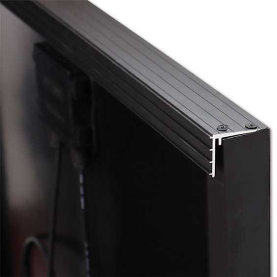 150W SLIM Pannello Fotovoltaico Monocristallino 12V ExtraSun con supporto integrato e 5m di cavo bipolare guainato