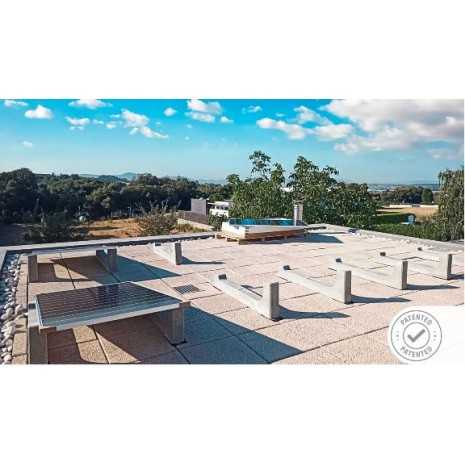 Supporto zavorra Mono-XL per 5 pannelli su...