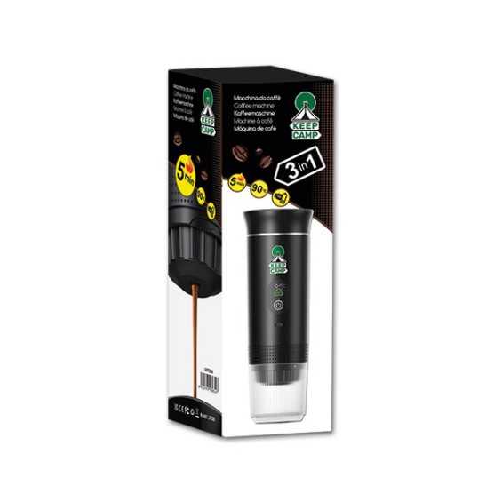 Macchina da caffè portatile a batteria USB‑C 20 bar per camper, barca e viaggio