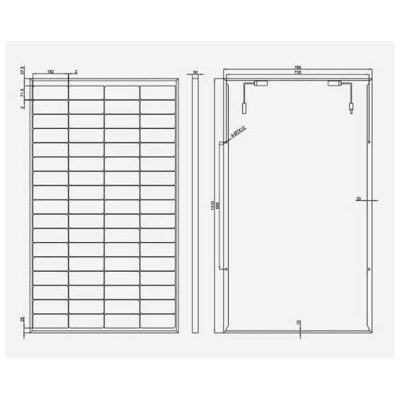 210W Pannello fotovoltaico bifacciale 210W Pannello fotovoltaico bifacciale