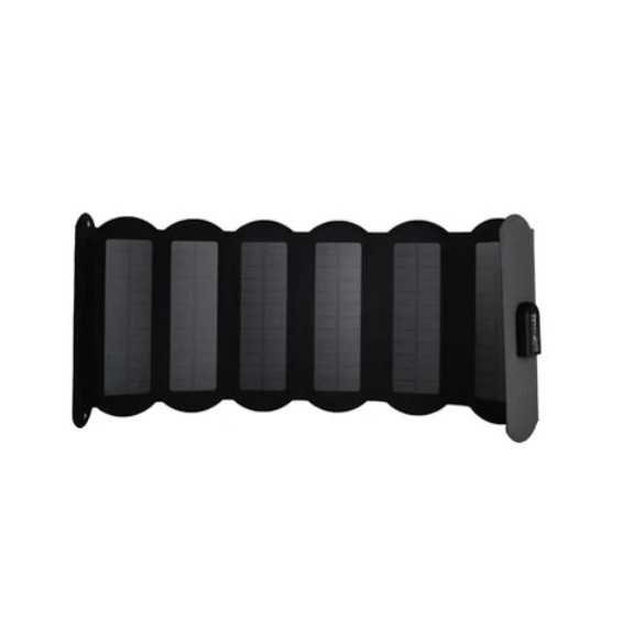 Caricatore solare portatile Phaesun Trek King 10 – 10 W, 5 V / 2000 mA, pieghevole, uscita USB