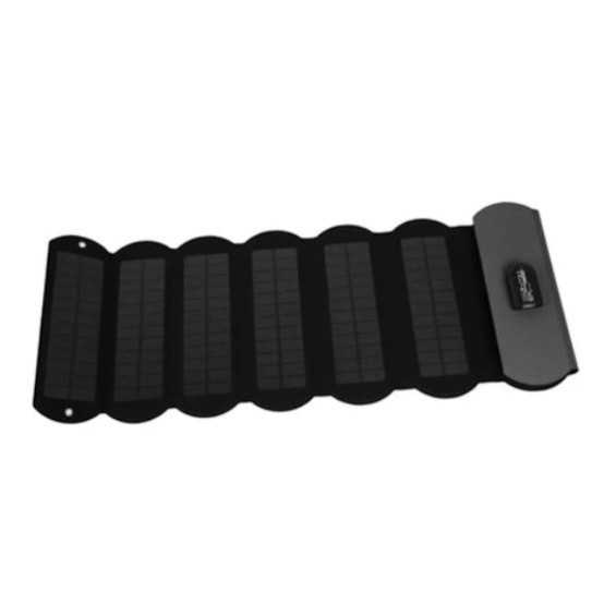 Caricatore solare portatile Phaesun Trek King 10 – 10 W, 5 V / 2000 mA, pieghevole, uscita USB