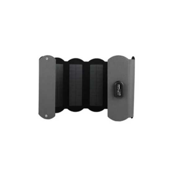 Caricatore solare portatile Phaesun Trek King 10 – 10 W, 5 V / 2000 mA, pieghevole, uscita USB