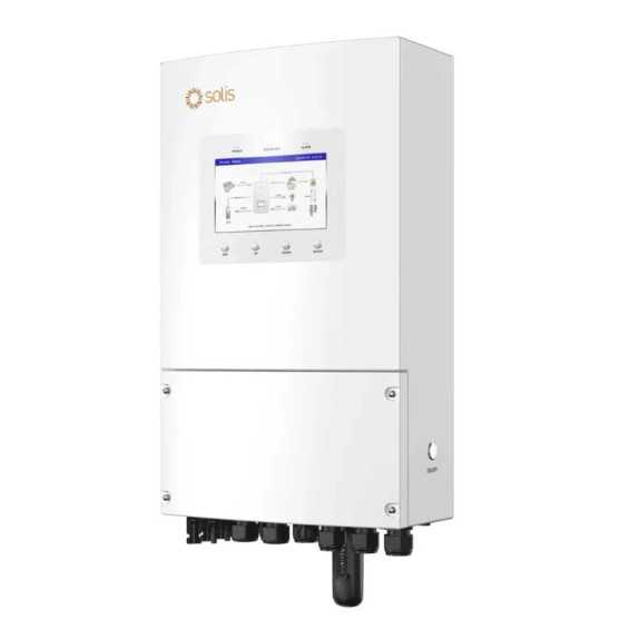 Inverter Ibrido monofase 8kW Solis S6-EH1P8K-L-PLUS |Certificato CEI-021