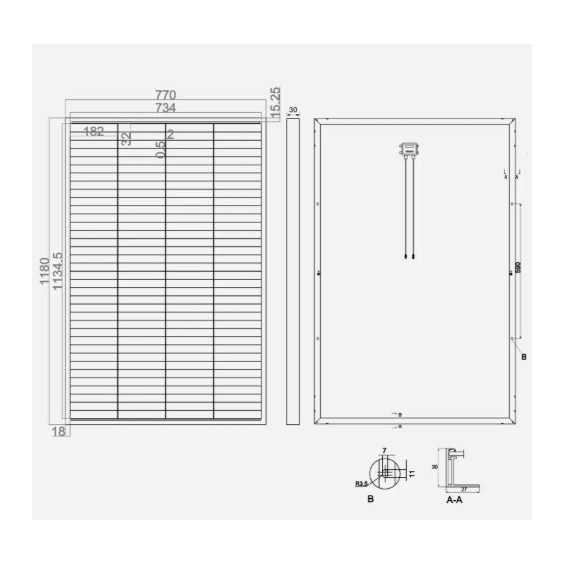 200W Pannello Fotovoltaico Monocristallino 12V HPBC All-Black Enjoy Solar®