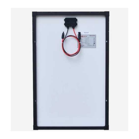 100W Pannello Fotovoltaico Monocristallino 12V 10 Busbar Enjoysolar®