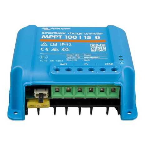 Regolatore di carica 15A 12/24V 100V MPPT...