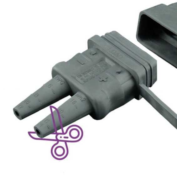 coppia di custodie protettive per connettori tipo Anderson 30/50A
