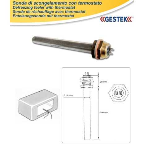 Resistenza antigelo 12V con termostato per...