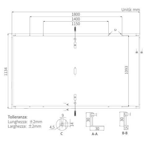 490W Pannello Monocristallino Longi 24V Hi-Mo X10