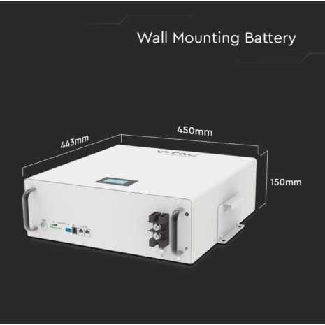 Batteria V-Tac 5kWh Bassa Tensione