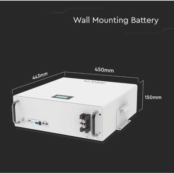 Batteria V-Tac 5kWh Bassa Tensione