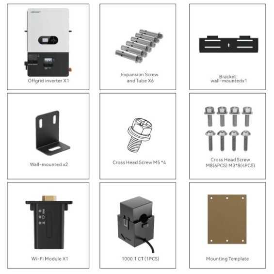 Inverter SNA15K LuxPowerTek contenuto
