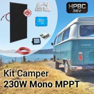 Kit Solare Camper 230W HPBC 36V | Pannello fotovoltaico...