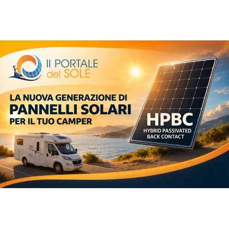 Kit Solare Camper 230W HPBC 36V | Pannello...