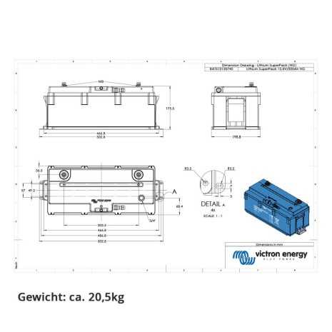 Batteria LiFePO4 200Ah 12,8V Victron SuperPack...