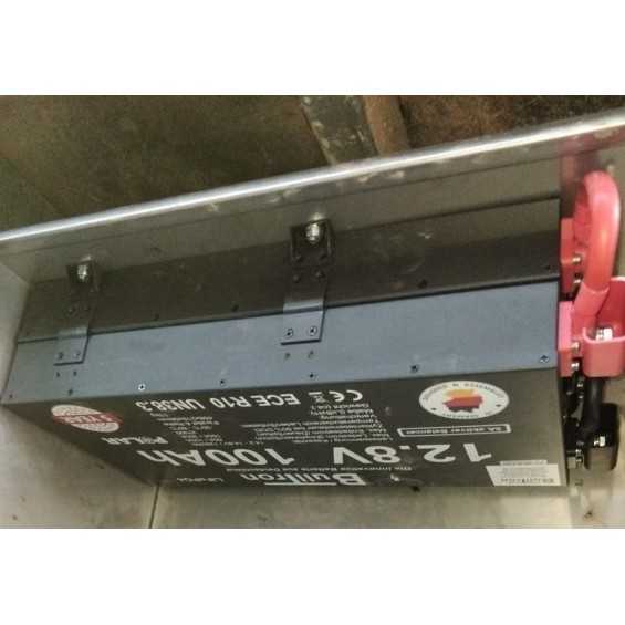 Batteria LiFePO4 100Ah 12.8V Bulltron Polar Slim