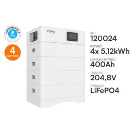 Batteria di Accumulo LiFePO4 20kWh Alta...