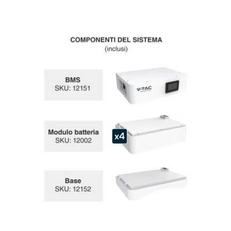 Batteria di Accumulo LiFePO4 20kWh Alta...