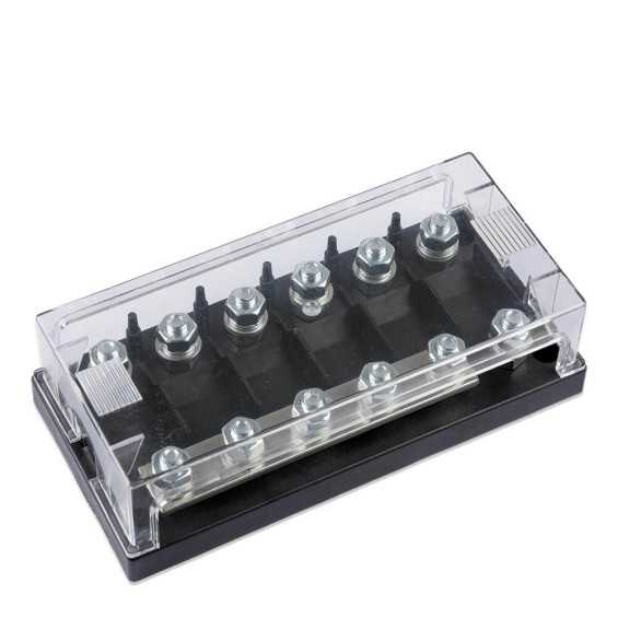 Portafusibile Victron 6 vie per fusibile MEGA