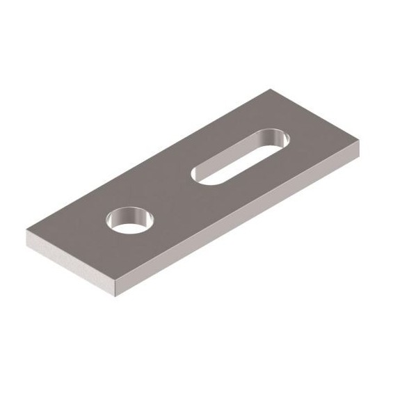 Kit viti doppio filetto M10 con piastra inox A2 per fotovoltaico