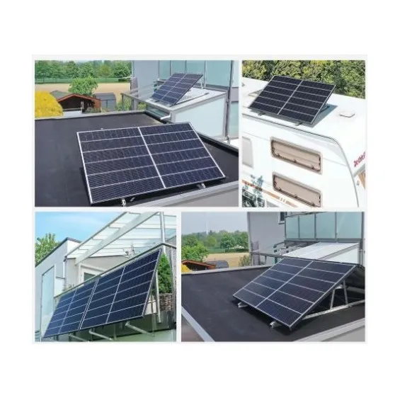 Cavalletto regolabile in alluminio per pannello fotovoltaico 22°–40° – fino a 1134 mm