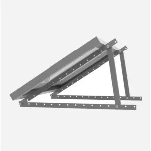 Cavalletto regolabile in alluminio per pannello fotovoltaico 22°–40° – fino a 1134 mm