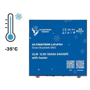 Batteria LiFePo4 500Ah 12V - 6kWh Under Seat Ultimatron ! Con Riscaldatore
