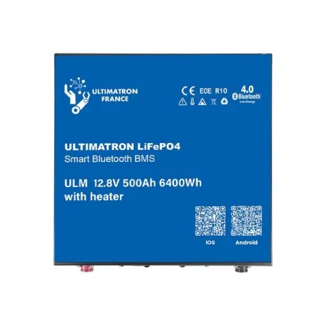 Batteria LiFePo4 500Ah 12V - 6kWh Under Seat Ultimatron ! Con Riscaldatore