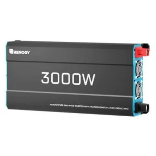 3000W/12V Inverter a onda sinusoidale pura con Funzione UPS Renogy