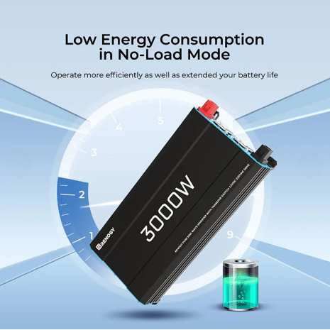 3000W/12V Inverter a onda sinusoidale pura con Funzione UPS Renogy