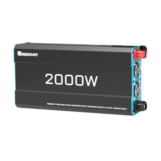 2000W/12V Inverter a onda sinusoidale pura con Funzione UPS Renogy