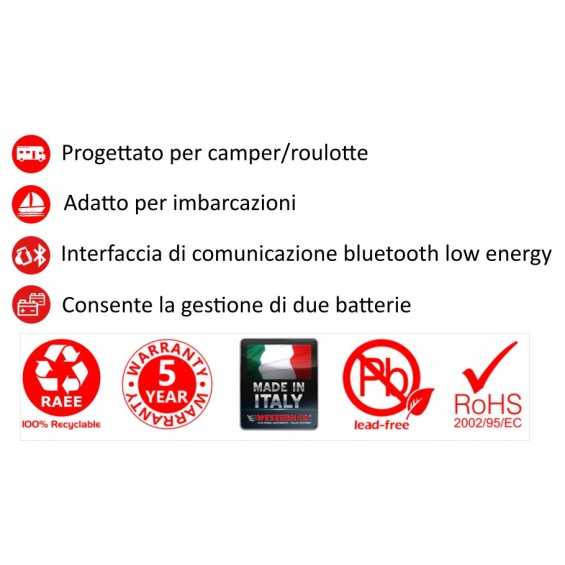 Regolatore 15A-12/24V Western MPPT 2 batterie