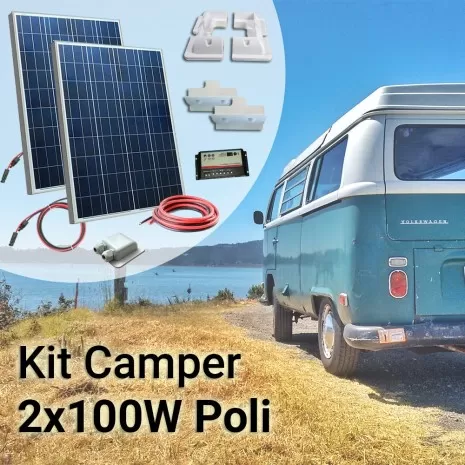 Kit Solare Camper 200W Poli Plus