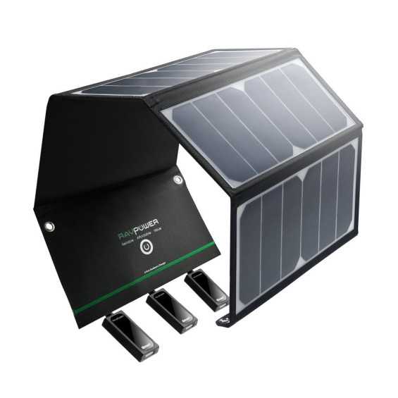 Caricabatterie solare 24W Solar Charger