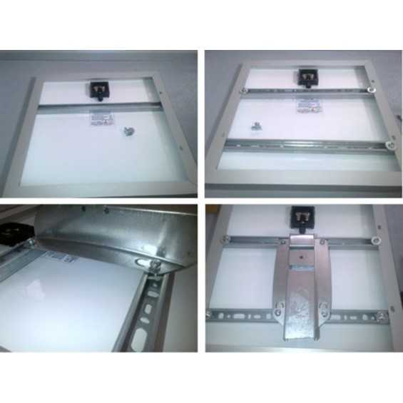 Supporto testapalo per pannello fotovoltaico 20W Supporto testapalo per pannello fotovoltaico 20W