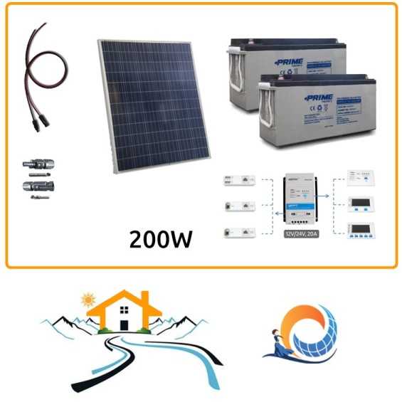 Kit fotovoltaico Weekend 1,8 kWh a Isola