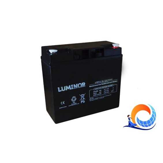 18Ah-12V-Luminor Batteria AGM - Il Portale del Sole