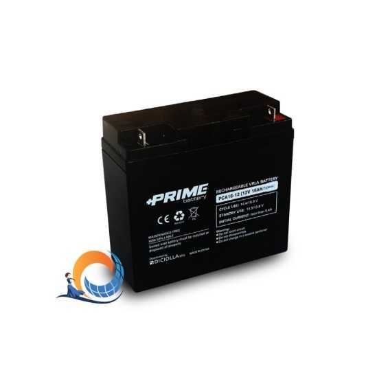 Batteria 18Ah 12V Prime AGM Deep Cycle