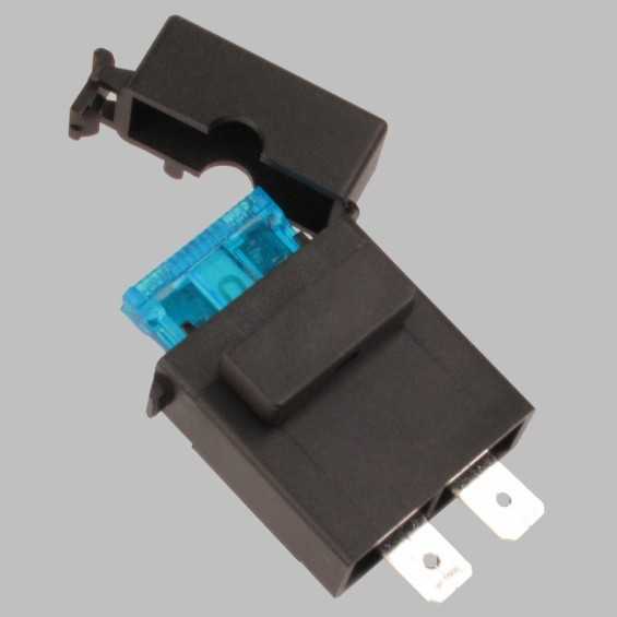 Portafusibile componibile con 2 connettori Faston