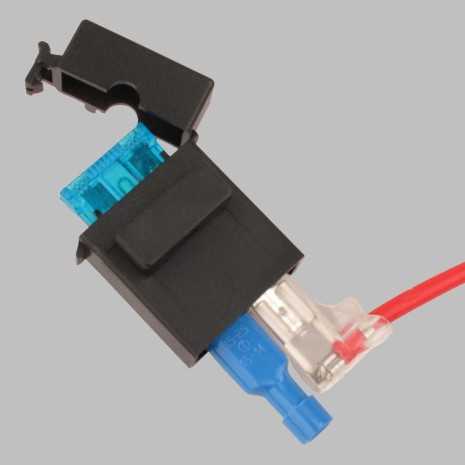 Portafusibile componibile con 2 connettori Faston