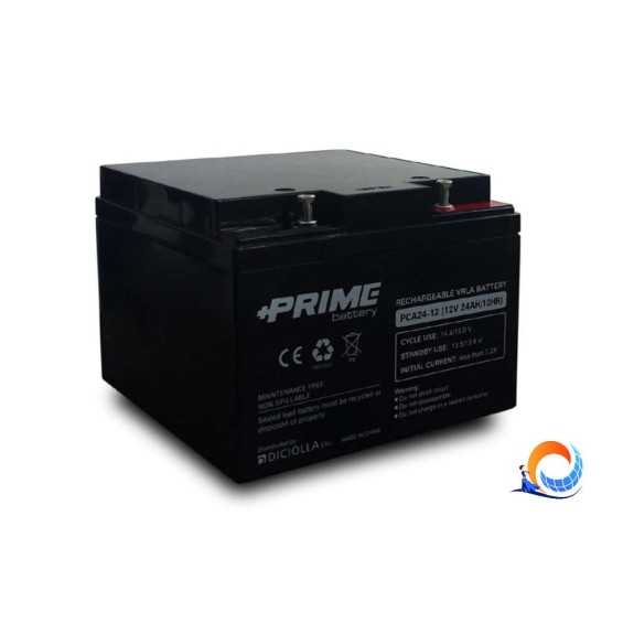 Batteria 24Ah 12V Prime AGM Deep Cycle