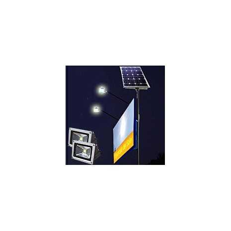 Kit illuminazione insegna a energia solare