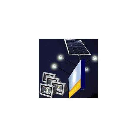 Kit illuminazione insegna a energia solare