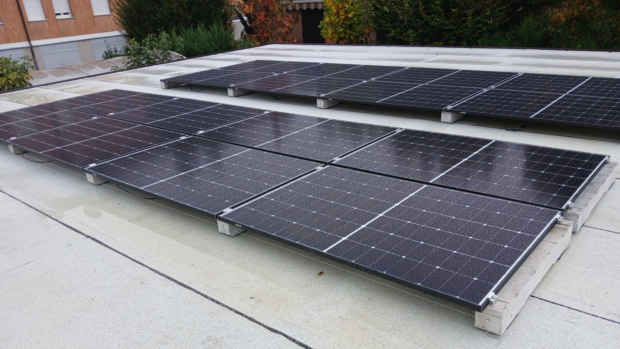 Impianto fotovoltaico 6,8kW con accumulo a Cornate d'Adda (Monza) 